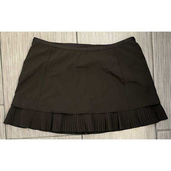 Ibkul Dresses & Skirts - Ibkul Women’s Black Pleated Tennis Skort Golf Pull-On Performance Size Large